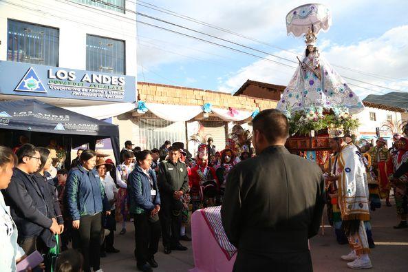 La Cooperativa de Ahorro y Crédito Los Andes participó de la visita del legado del Papa Francisco