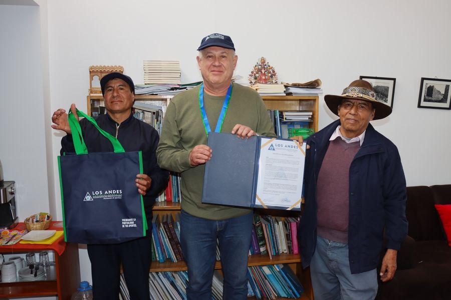 Reconocimiento a Carlos Herz Saenz, Director General del Centro Bartolomé de Las Casas -CBC.