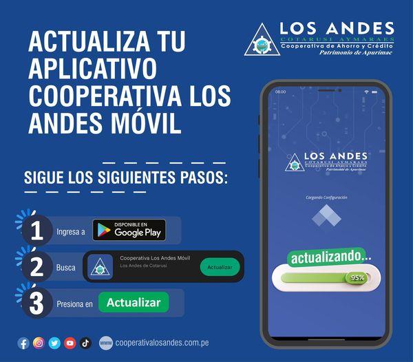 Conoce las bondades de la actualización de tu 𝗔𝗽𝗹𝗶𝗰𝗮𝘁𝗶𝘃𝗼 𝗖𝗼𝗼𝗽𝗲𝗿𝗮𝘁𝗶𝘃𝗮 𝗟𝗼𝘀 𝗔𝗻𝗱𝗲𝘀 𝗠ó𝘃𝗶𝗹