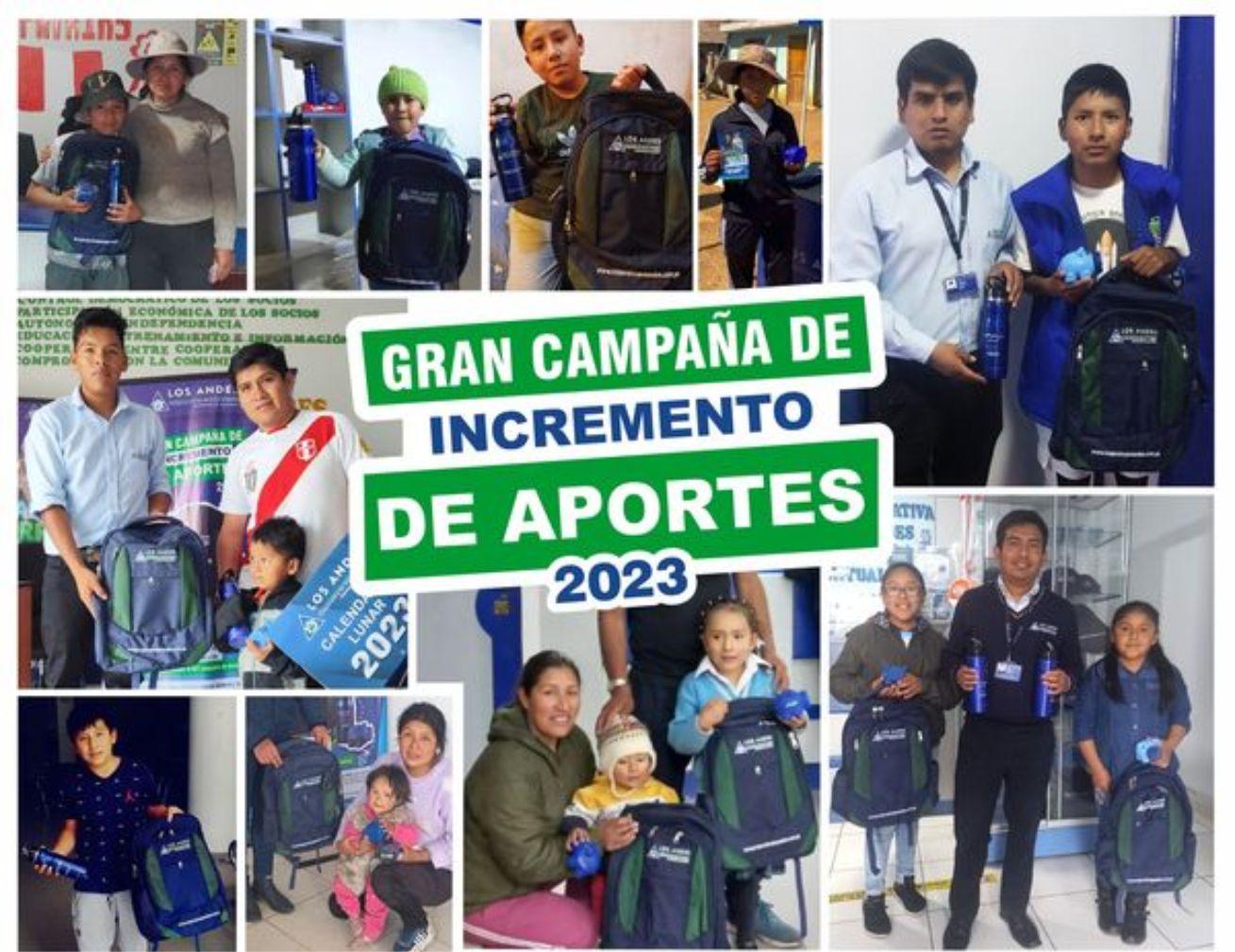 ESTIMADO SOCIOS. PARTICIPEMOS DE ESTA GRAN CAMPAÑA DE INCREMENTO DE APORTES 2023.