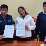 Oficina Huaccana. Se ha concretado la firma del convenio interinstitucional de cooperación entre la Cooperativa Los Andes y la Municipalidad Distrital de Ocobamba.