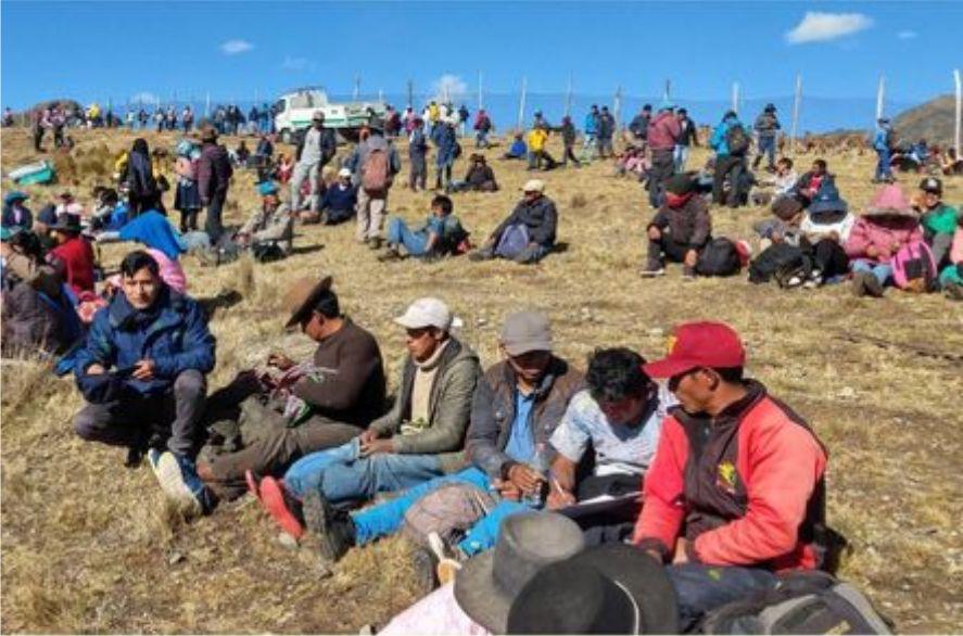 OF. Andahuaylas. La Cooperativa Los Andes se enorgullece en haber participado en el evento de Chaccu de Vicuñas de la comunidad Lliupapuquio