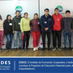 El Instituto de Formación Cooperativa y Ambiental – INCOOP, concluye el Programa de Educación Financiera para Jóvenes y Mujeres Emprendedores, dirigido a nuestro socios de la Asociación