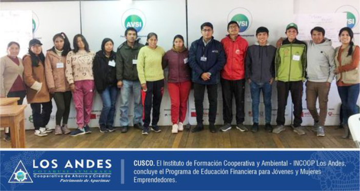 El Instituto de Formación Cooperativa y Ambiental – INCOOP, concluye el Programa de Educación Financiera para Jóvenes y Mujeres Emprendedores, dirigido a nuestro socios de la Asociación