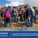 OF Secclla. En la revalorización ancestral de nuestras costumbres andinas, la Cooperativa Los Andes participó de la caminata turística y pago a la Pachamama en el majestuoso “Apu Tambraico”