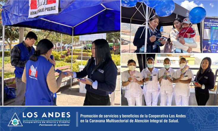 OF. Abancay. Se realizó la promoción de servicios y beneficios de la Cooperativa Los Andes.