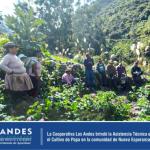 OF. HUANCAYO. La Cooperativa Los Andes, realizó la Asistencia Técnica en Cultivo de Papa.