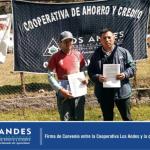La Oficina de Ocampo de la Cooperativa de Ahorro y Crédito Los Andes y la Comunidad de Lambrama de la provincia de Abancay – Apurímac.