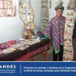OF. PAMPA CANGALLO. La Cooperativa Los Andes, realizó la promoción de servicios y beneficios en el distrito de Sarhua