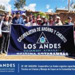 En coordinación con miembros CDL y especialistas en crianza de animales menores, la Oficina Informativa de Haquira realizó la Asistencia Técnica en Crianza de Cuyes.