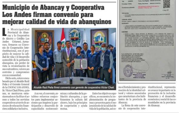 Agradecemos al Diario #ElPregón por compartir esta importante noticia en beneficio de nuestros socios y población en general.