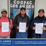 La Oficina Champaccocha de la Cooperativa de Ahorro y Crédito Los Andes y la Comunidad de Champaccocha – Andahuaylas.