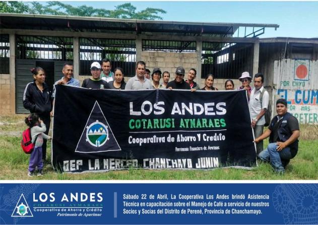 Oficina La Merced- La Cooperativa Los Andes brindó Asistencia Técnica en capacitación sobre el Manejo de Café.
