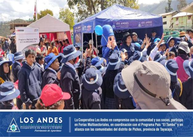 Oficina Huancayo, en compromiso con la comunidad y sus socios, participa en Ferias Multisectoriales en coordinación con el Programa País “El Tambo”.