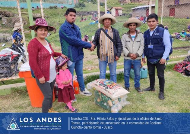 ANIVERSARIO: Comunidad de Ccollana, Quiñota – Santo Tomás.