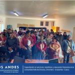 CAPACITACIONES: En servicios, beneficios y educación financiera en la comunidad Valle de Chosica, Chinchero – Urubamba.