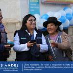 Oficina Huancarama. Se realizó la inauguración de Punto de Atención Kaypi