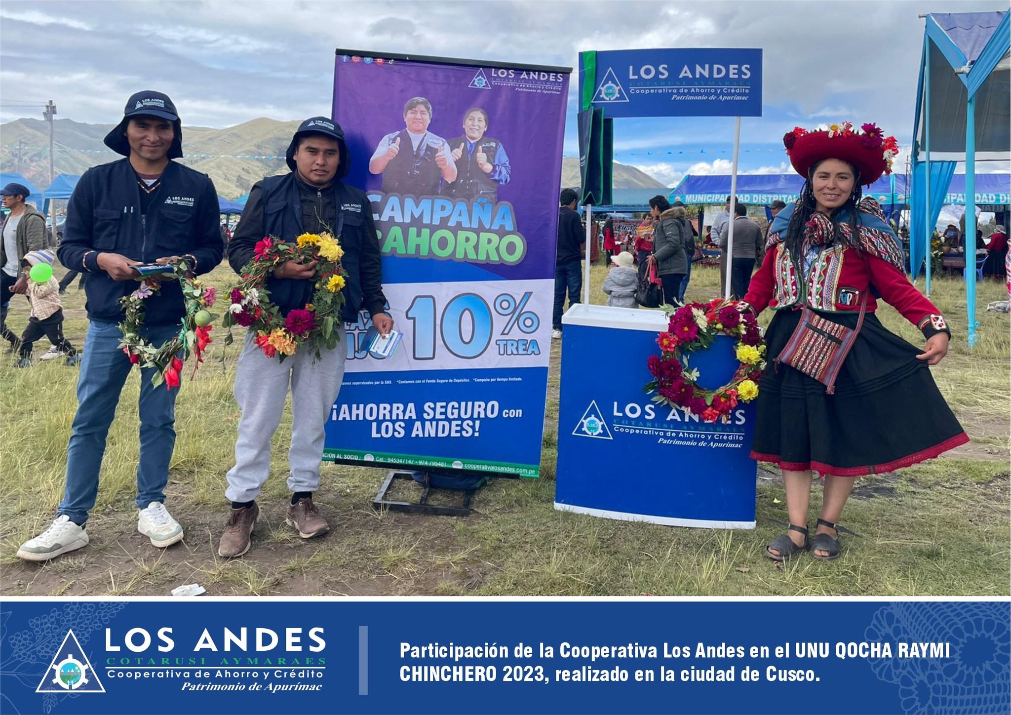 Participación de la Cooperativa Los Andes en el Festival: “UNU QOCHA RAYMI – CHINCHERO 2023”