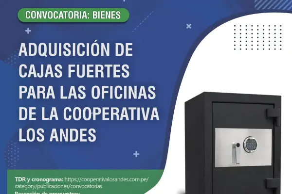 CONVOCATORIA: ADQUISICIÓN DE CAJA FUERTE