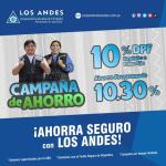 ESTIMADO SOCIO Y SOCIA. PARTICIPA DE LA GRAN CAMPAÑA DE AHORRO, con altas tasas de interés. AHORRO A PLAZO FÍJO: 10% TREA.