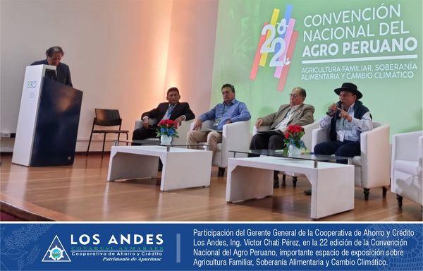 Nuestro Gerente General, Ing. Víctor Chati Pérez y ejecutivos, participaron de la 22  edición de la Convención Nacional del Agro Peruano