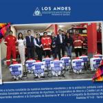 COOPAC LOS ANDES REALIZA IMPORTANTE DONATIVO A LOS BOMBEROS VOLUNTARIOS DE ABANCAY Y TAMBURCO.