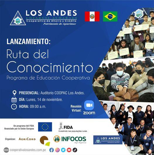 LANZAMIENTO DE LA : “RUTA DEL CONOCIMIENTO”, Programa de Educación Cooperativa.