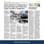 Diez de las más grandes Cooperativas Prestan Más que todas las Cajas Rurales y Edpymes.