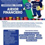 Convocatoria Asesor Financiero