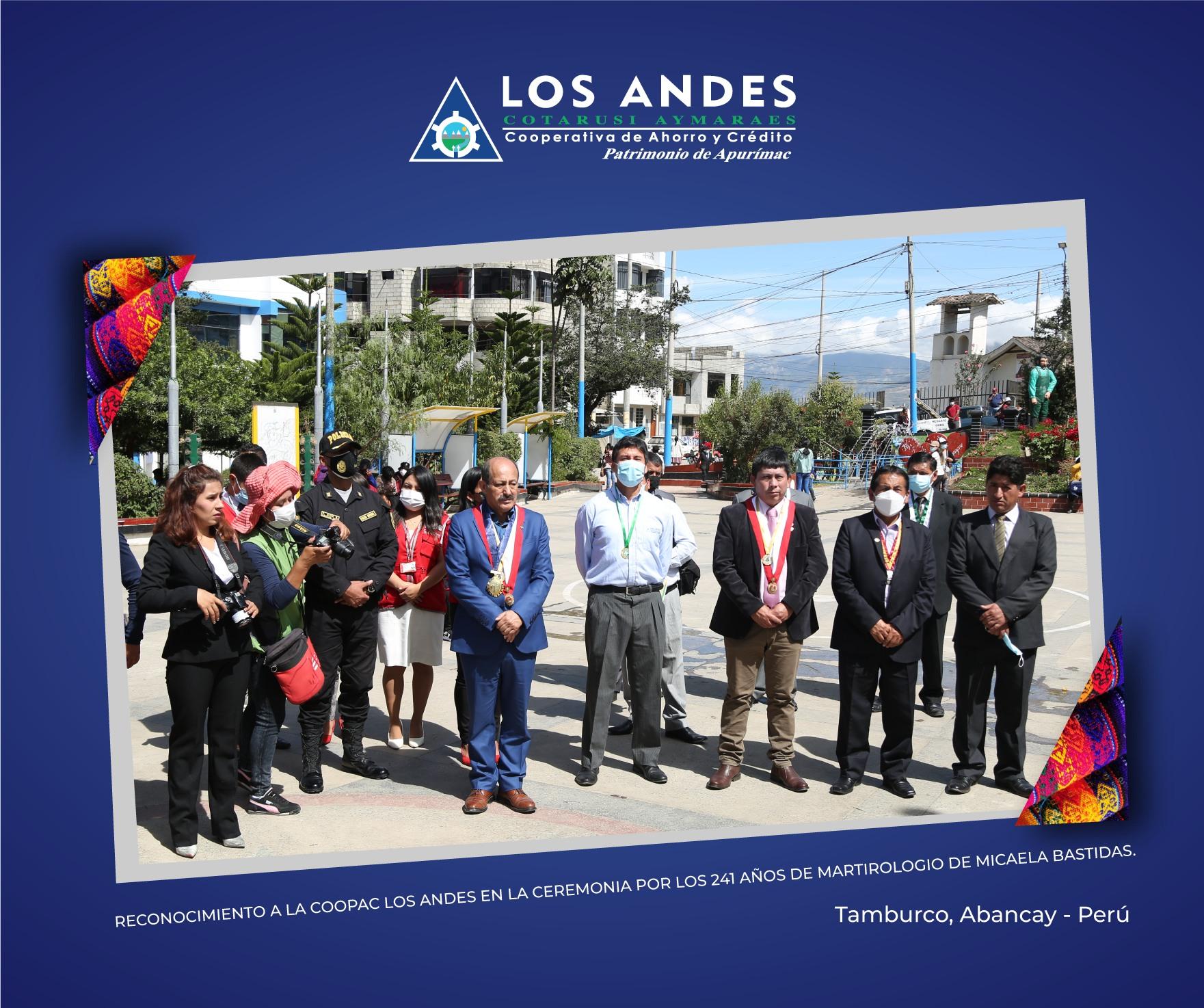 Otorgan reconocimiento a la COOPAC Los Andes, considerada como promotor de desarrollo institucional.