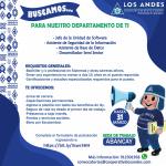 Convocatoria Departamento TI, Tiempo Completo – Abancay