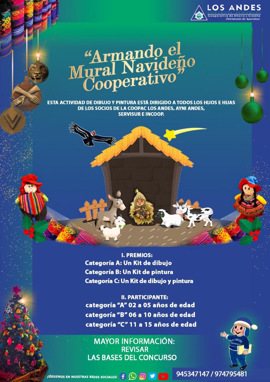 “ARMANDO EL MURAL NAVIDEÑO COOPERATIVO”