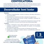 PEFIL DESARROLLADOR SEMI SENIOR