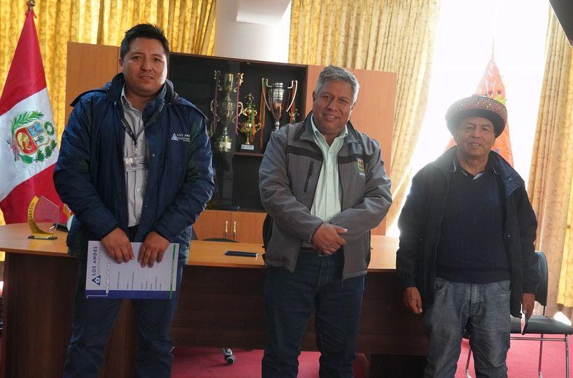 La Cooperativa Los Andes y la Municipalidad Provincial de La Mar inician alianza para impulsar el desarrollo de centros poblados y comunidades en la provincia de La Mar – Ayacucho.