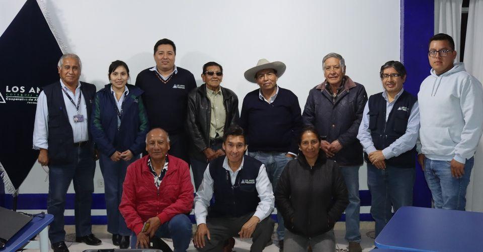 Cooperativa Los Andes recibe la visita del Frente de Defensa del Pueblo de Ayacucho, Federación de Barrios de Ayacucho y Federación Departamental de Comunidades Campesinas de Ayacucho –
