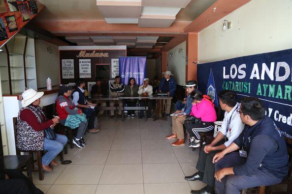 Cooperativa de Ahorro y Crédito Los Andes sostuvo reunión con representantes de diversas instituciones y asociaciones en la región Junín.