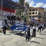 Imponente participación en el Desfile por el Día de la Patria. Oficinas Abancay, Ocampo, INCOOP, SERVISUR, AYNI ANDES y ejecutivos de todas las instancias presentes.