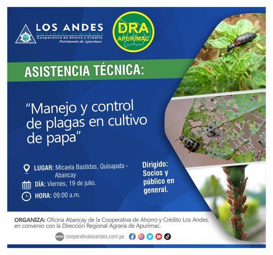 CAPACITACIÓN: “Manejo y Control de Plagas en Cultivo de Papa”
