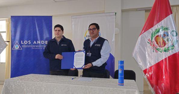 Cooperativa Los Andes firma acuerdo de Cooperación Interinstitucional con la Dirección Subregional de Transporte Chanka de Andahuaylas.