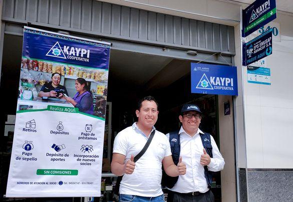 Acercamos nuestros servicios y beneficios a los SOCIOS de la Cooperativa de Ahorro y Crédito Los Andes con la instalación de 02 nuevos puntos de atención Kaypi Cooperativa.